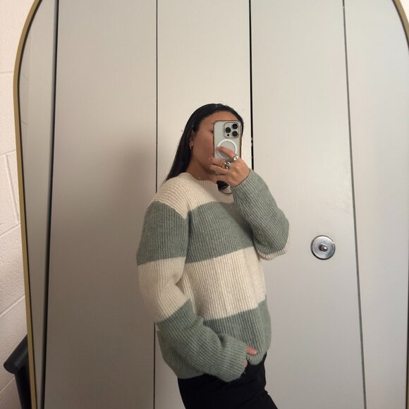 H&M Cozy Ribbed Stripe Sweater - Picture 2 of 7